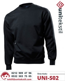 İki İplik Uzun Kollu Sweatshirt