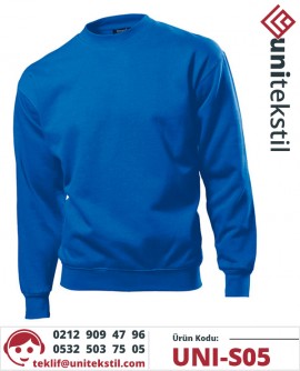 Sax Mavi Uzun Kollu Sweatshirt