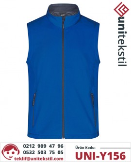 Mavi Softshell Yelek