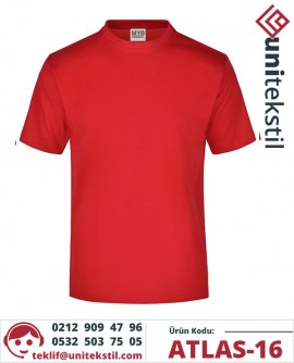 Kırmızı Promosyon Tshirt
